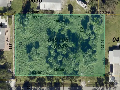 Oversized Double Lot with Road Frontage