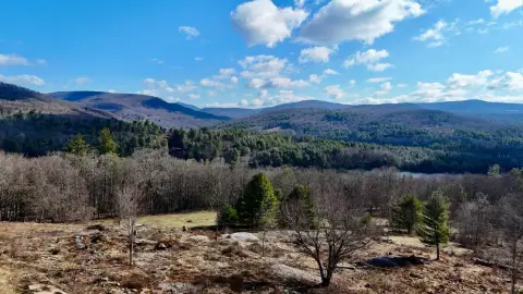 Land with Reservoir and Mountain Views