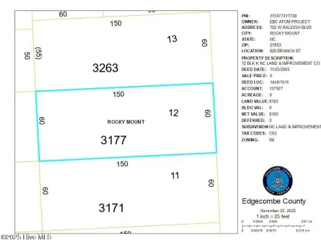 Residential Land in Rocky Mount