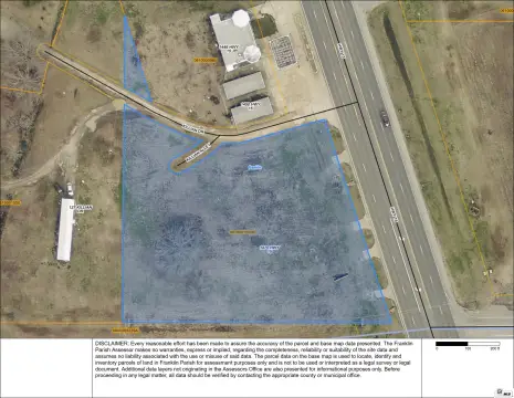 Fenced Commercial Land