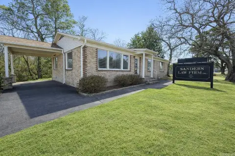 Office Building with Monument Sign