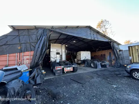 Outdoor Storage Yard with Canopy