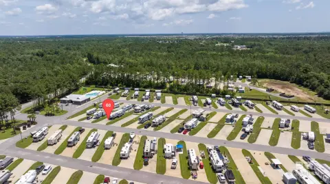 Back-In RV Lot with Hookups