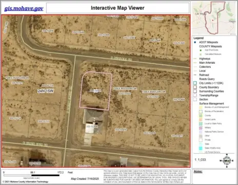 Kingman, AZ Land Near Golf