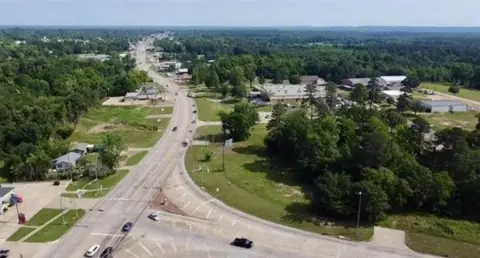 Level Commercial Land at Signalized Intersection