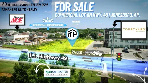 Prime Commercial Land in Jonesboro