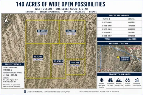 Remote Land Near Lucin, Utah