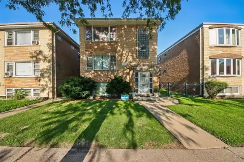 Brick Three-Unit Multifamily Building