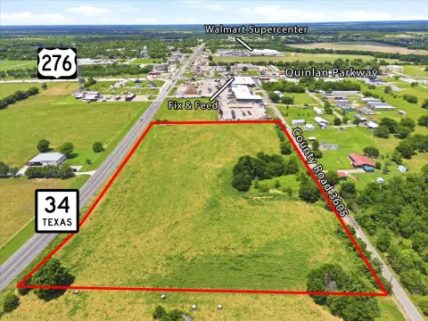 Commercial Land with SH 34 Frontage