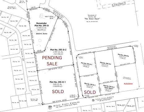 B-2 Zoned Commercial Land Lot