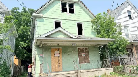 Fire-Damaged Multifamily Building