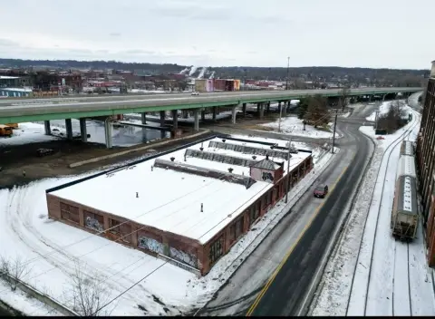 Parking Lot with Car and Truck Spaces