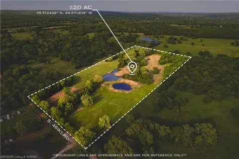 20 Acres in Akins Community