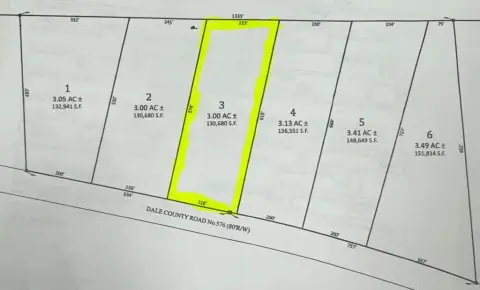 Residential Land in Headland, Alabama
