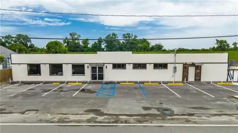 Office Building with Loading Garages