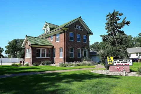 Stately Office Building with Garage