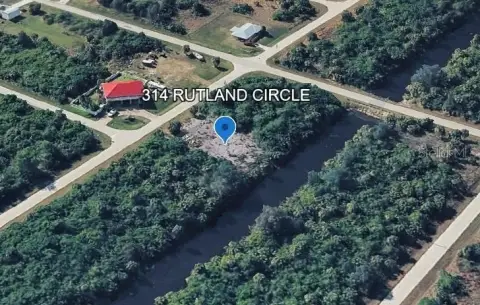 Cleared Waterfront Canal Homesite