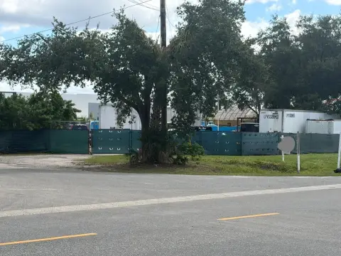 Fenced Industrial Corner Parcel