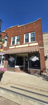 Retail and Apartment Building with Display Windows