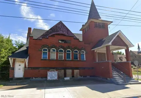 Historic Church with Stained Glass