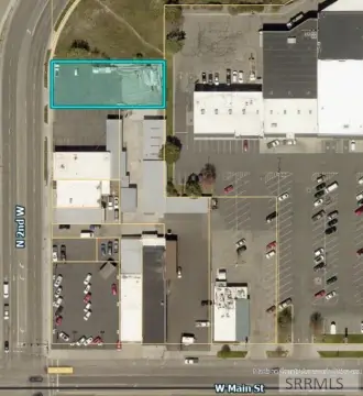 Paved Commercial Lot Next to Grocery