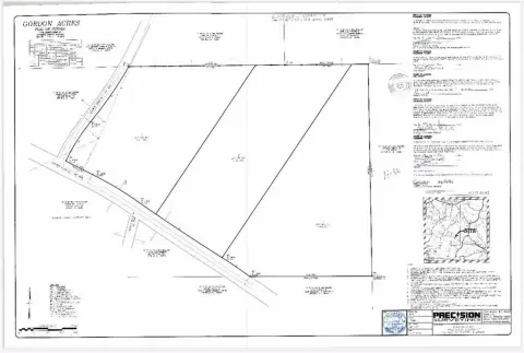 Surveyed Land Tract with County Road Frontage