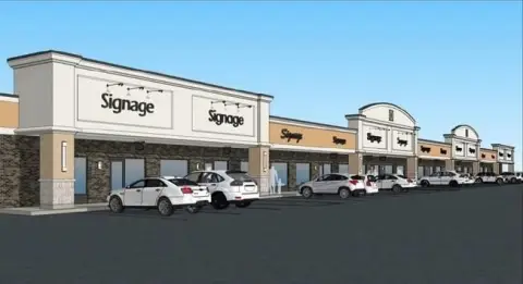 Strip Mall with Three Suites