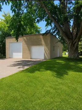 Concrete Block Garage and Shop