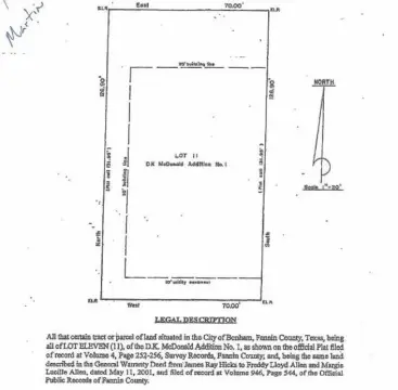Land For Sale in Bonham