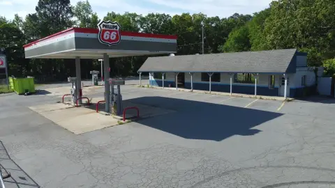 Gas Station Property with 3 Storage Units
