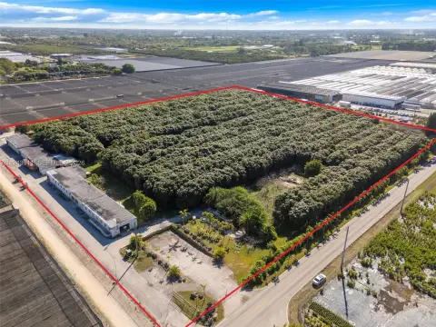Packing House with Mango Trees