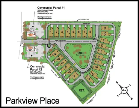 Commercial Land at Community Entrance