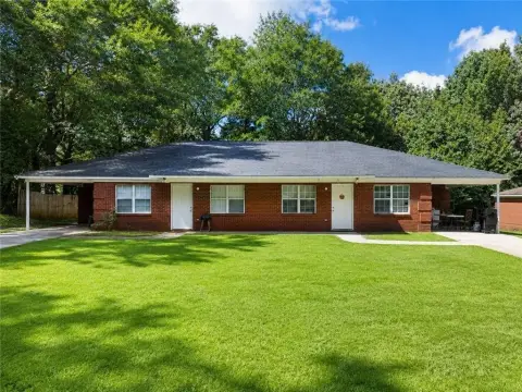 Brick Duplex with Carports