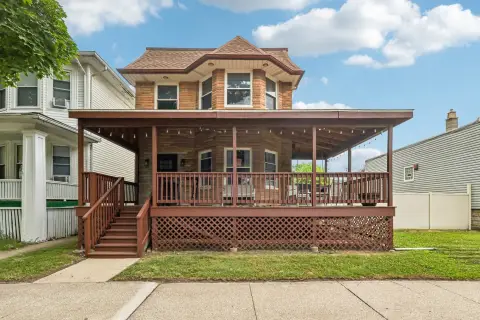 Duplex with Four-Car Garage