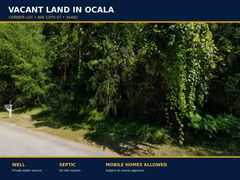 Corner Residential Lot with Mobile Allowance