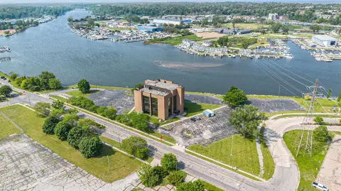 Iconic Riverfront Building on 3 Acres