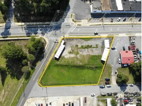 Fenced Commercial Land