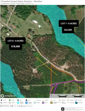 Residential Land in Meridian, MS
