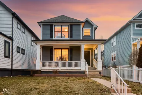 Modern Duplex with Carriage House