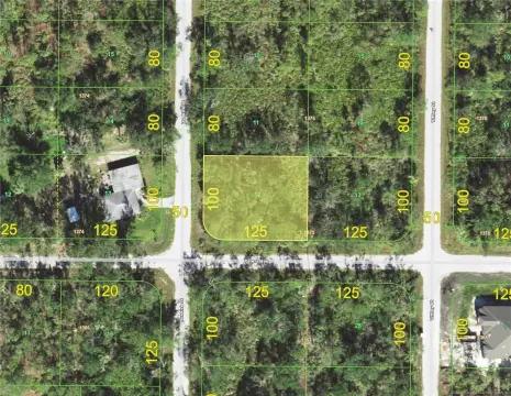 Wooded Corner Residential Lot