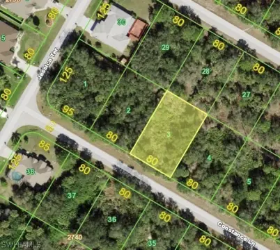 Port Charlotte Wooded Lot For Sale