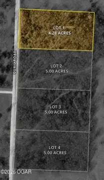 Wooded Recreational Land Parcel