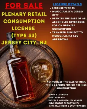 Type 33 Plenary Liquor License