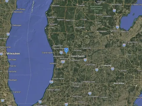 Wooded Lot Near Grand Rapids