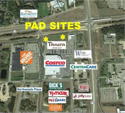 Retail Pad Sites Near Costco