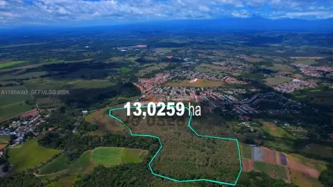 Flat Farmland with Mature Teak
