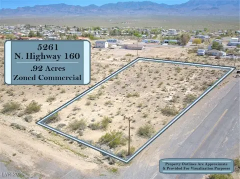Commercial Corner Parcel in Pahrump