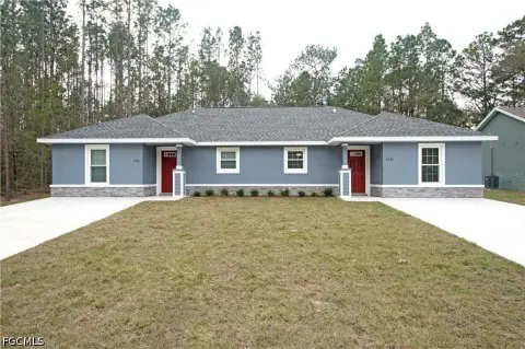 Block Duplex with Screened Porches
