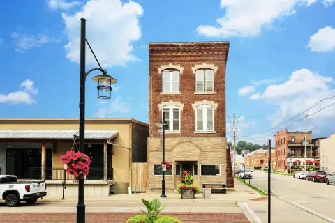 Three-Story Brick Storefront