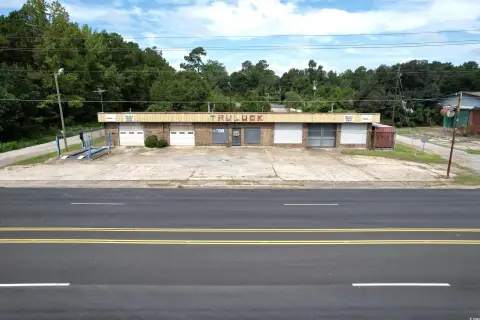 Mechanic Shop with Fenced Storage